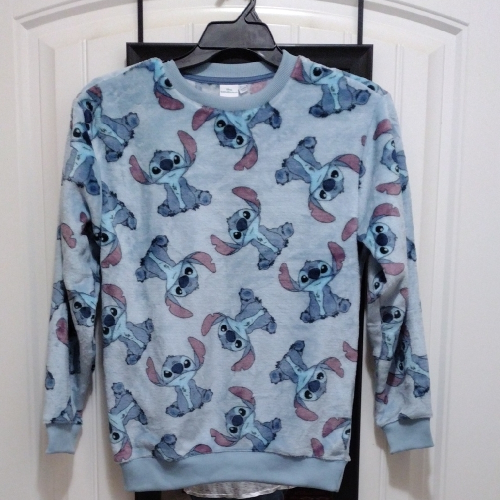 NWT Disney Lilo & Stitch Multicolor Fleece Top Size XXS Very Soft